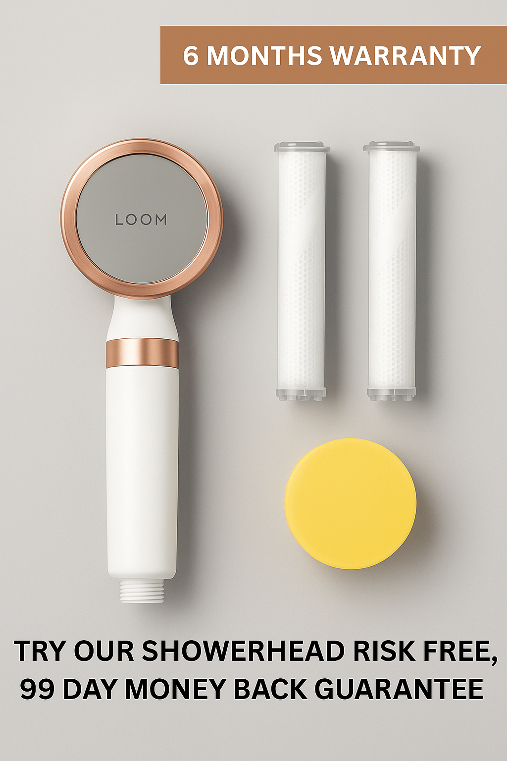 Vitamin C Head Shower Filter